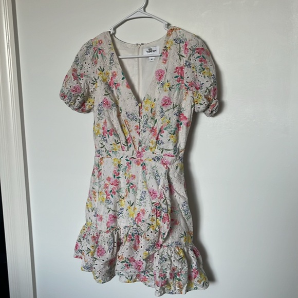 Yumi Kim Revolve Floral Ruffle Dress, worn - Picture 2 of 6